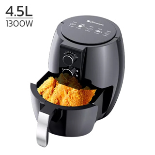 หม้อทอดไร้น้ำมัน Airfryer หม้อทอดไฟฟ้า หม้อทอด ขนาด 3.2L 4.5L 5L เตาอบลมร้อน 360° soonbuy