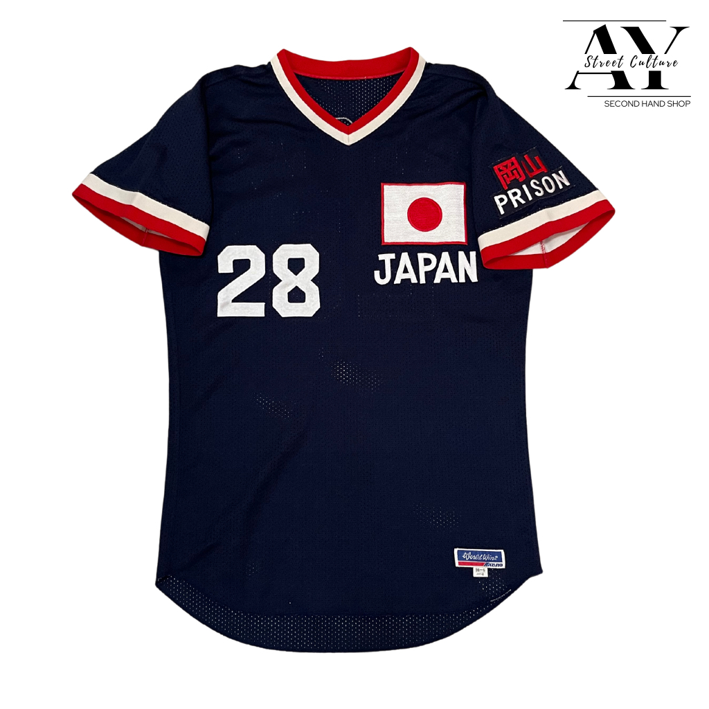 เสื้อเบสบอล Mizuno ทีมชาติญี่ปุ่น มือสอง ของแท้