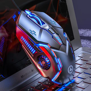 เมาส์ G5 เมาส์เกมมิ่ง เม้าส์แบบมีสาย Mouse Wired Mouse 6D 4Speed DPI RGB Gaming Mouse