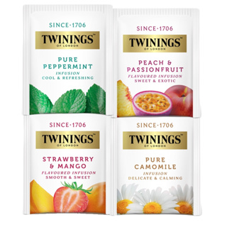 Twinings Herb &amp; Fruit Infusion ทไวนิงส์ แบบไม่มีคาเฟอีน (ชนิดซอง)