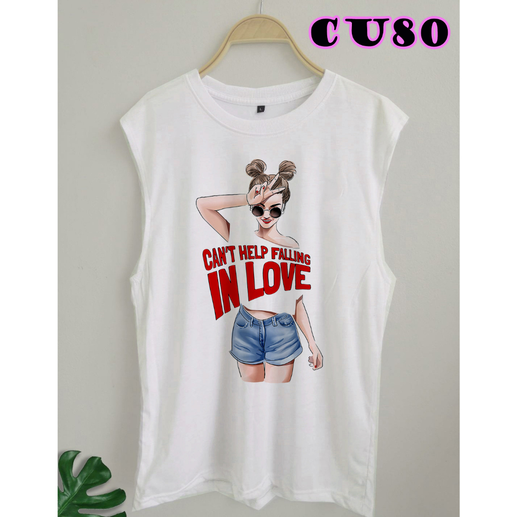 เสื้อยืด เเขนกุด (พร้อมส่ง) ผู้หญิง ผ้า COTON TC สั่งทอพิเศษ ผลิตในไทย ส่งไวมาก