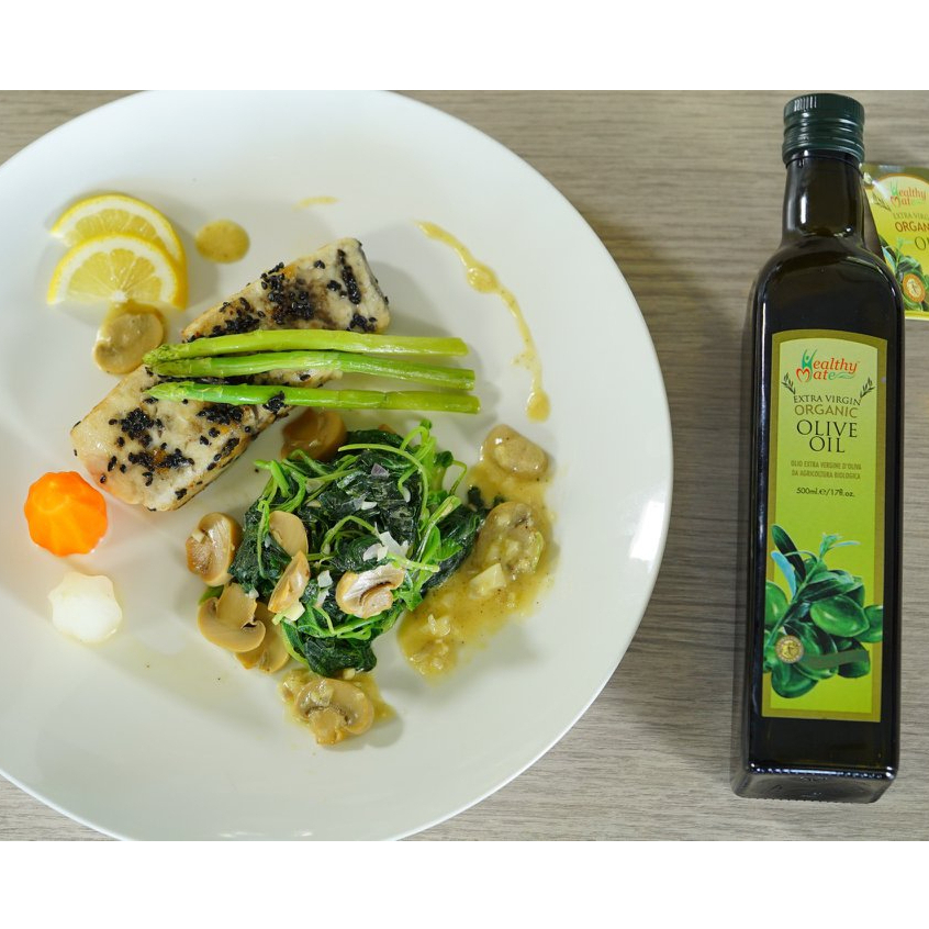 น้ำมันมะกอกสกัดเย็น มี 3 ขนาดให้เลือก  HappyMate Organic Extra Virgin Olive Oil - รูปที่ 6