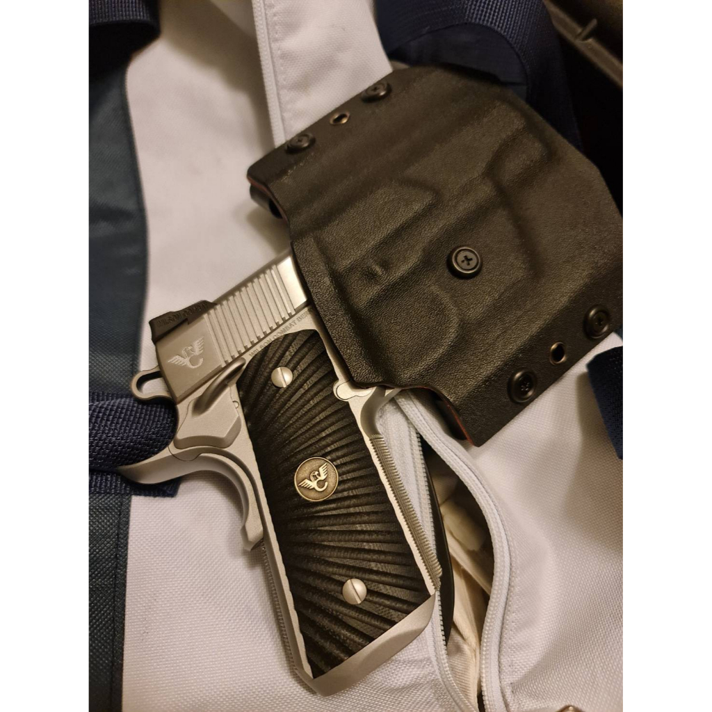 ซองแพนเค้ก Colt 1911 commander 4.25 นิ้ว งาน Handmade แท้ ผลิตในไทย สั่งปรับแต่งได้ มีปัญหาเคลมฟรีตลอดอายุการใช้งาน ราคา ถูกที่สุด ดีลบีเคเค แกลเลอรีภาพที่ 2