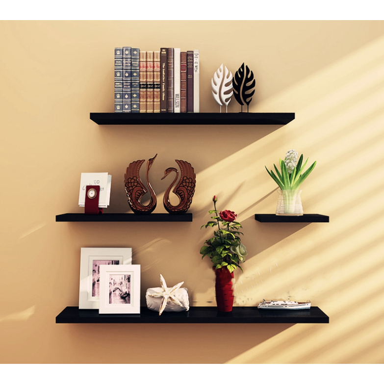 furnituredirect ชั้นวางของติดผนัง เจาะผนัง 1 ชุด 4 ชิ้น  YF-1124