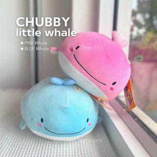 พร้อมส่ง | Chubby Little Whale🐳🌊 | ตุ๊กตาปลาวาฬอ้วนปุก