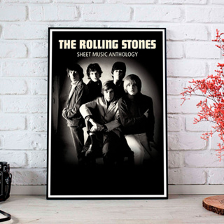 โปสเตอร์ เดอะโรลลิงสโตนส์ The Rolling Stones Poster รูปภาพวงดนตรี ขนาด 13x19" (33x48 cm)