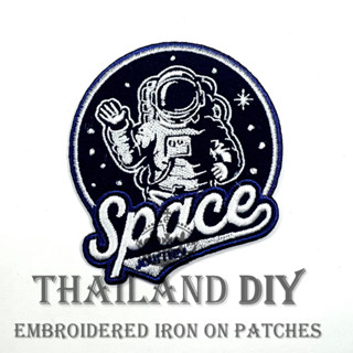 ตัวรีดนักบินอวกาศ NASA นาซ่า นักบินอวกาศ จรวด ยาน Space Journey Patch wop งานปัก การ์ตูน ตัวรีด อาร์ม ติดเสื้อ ติดหมวก