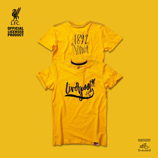 เสื้อคอกลมคอตตอน Liverpool รุ่น T001 สีเหลือง(SF001)