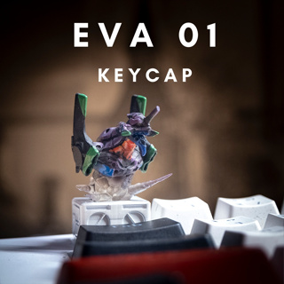 ส่งฟรี Artisan keycap EvA
