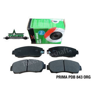 ผ้าเบรคหน้า ผ้าเบรคแท้ Prima PDB1843 สำหรับ Honda CRV ปี06 ขึ้นไป