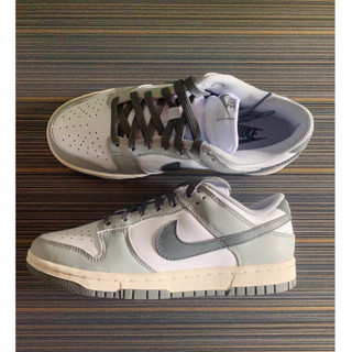 （ของแท้ 100 %）Nike Dunk Low "Light Smoke Grey" น้ำหนักเบาและทนทาน