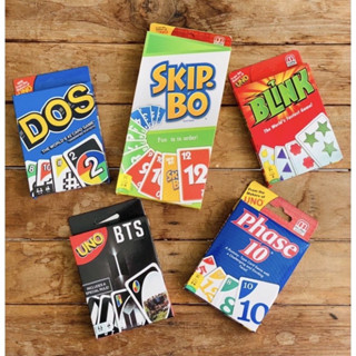 พร้อมส่ง 🔸การ์ดเกม อูโน่ รุ่น BLiNK , DOS, Phase10 , SkipBo และ BTS กิจกรรมปาร์ตี้ กิจกรรกับแก๊งค์เพื่อน