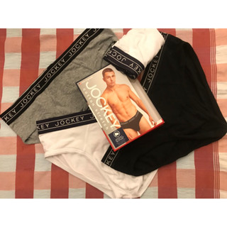 Jockey USA Originals  cotton stretch ทรง Brief  Size L เอว 36-38นิ้ว เนื้อผ้าผสมระหว่าง 93%Cotton 7%Spandex