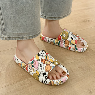 LGShoes แบบใหม่แบบสับ🍉 รองเท้าแตะพื้นนิ่มสกรีนลายสวยๆเท่ห์ๆ …