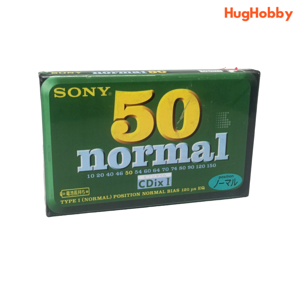 SONY CDixI 50min Type I /Normal C-50CDX1D Blank Cassette Tape [Sealed]