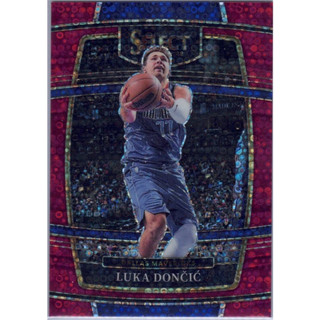 [Panini] 2021-22 Panini Select Luka Doncic Red Disco Concourse Prizm 27/49 No.12