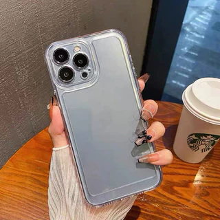 🔥Case เคสไอโฟน เคส iphone 17 Air 11 13 15 12 14 16 Pro Max เคสไอโฟน 13 XR 8 7 Plus X XS Max เคสมือถือ โปร่งใTPU กันกระแท