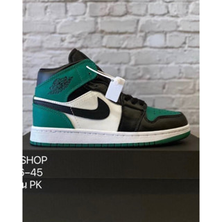 Nike Air Jordan 1 Mid Green Black (size36-45)