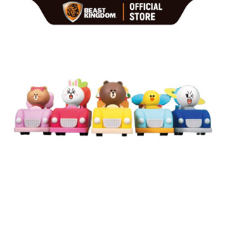 Beast Kingdom PBC009 - Line Friends Series Pull Back Car Set of 5