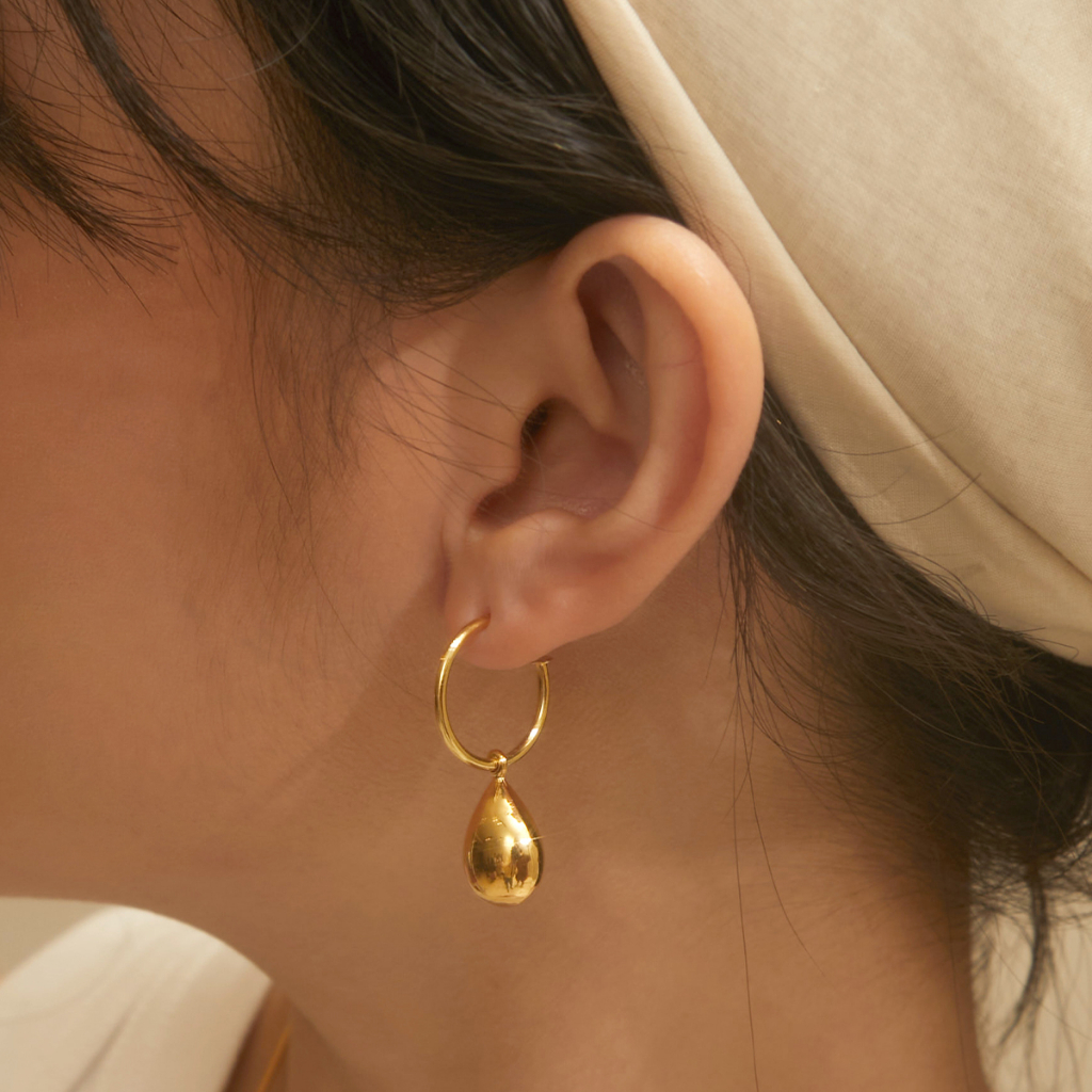 MORE - Teardrop earring pendant set Medium จี้ต่างหู Teardrop ขนาดกลาง (set 1 คู่)