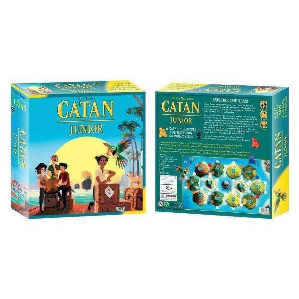 Catan Junior คาทาน บอร์ดเกม  พัฒนาสมอง ฝึกการวางแผน การตัดสินใจ สนุก เล่นได้ทั้งครอบครัว เล่นง่าย