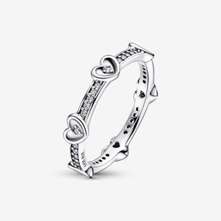 (พร้อมส่ง)*New*Pandora Radiant Sparkling Hearts Ring