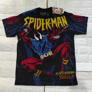 เสื้อยืด Spider man VS  Venom ovp ลิขสิทธิ์แท้งานคนไทย  งานดีมีคุณภาพ ส่งออก