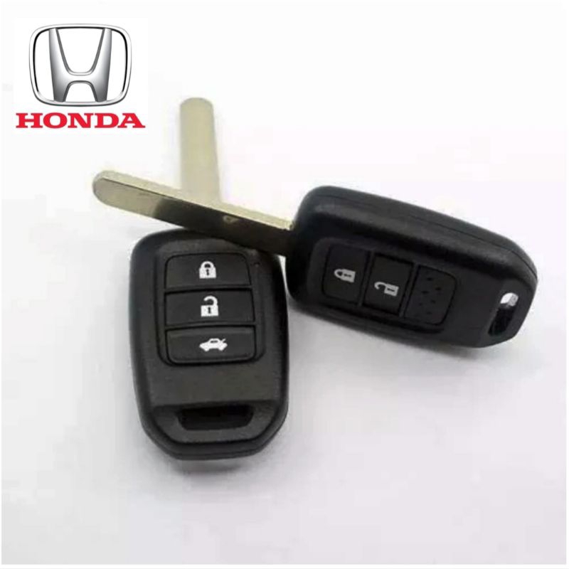 ดอกกุญแจฮอนด้า กรอบรีโมทHonda civic  city biro 2ปุ่มและ3ปุ่ม พร้อมโลโก้