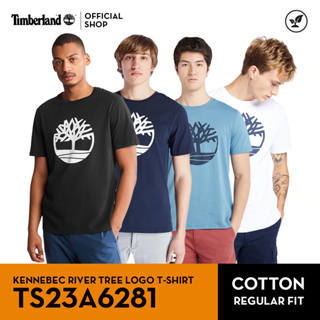 Timberland MENS KENNEBEC RIVER TREE LOGO T-SHIRT เสื้อยืด (TS23A6281)