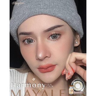 hermony gray bymayalens บิ๊กอายส์สีเทาตัดขอบตาคม สวย