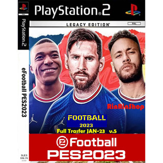 แผ่นเกมส์ PES 2023 v.5 Winter Transfer PS2 Playstation 2