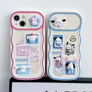 🚗สินค้ามาใหม🚗เคส 14 Pro Max 13 12 11 เคสไอโฟน iPhone 11 Cartoon การต่อต้าน พกง่ายๆ การป้องกันการตก Soft Case