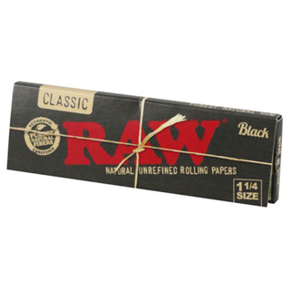 กระดาษโรล Raw black classic 1 1/4