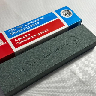 หินลับมีด อย่างดี ลับมีด ลับสิ่ว ตรา5เสือ/ตราคนป่า Carborundum ของแท้ 100% (ขนาด8×2×1นิ้ว)