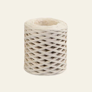 Natural raffia paper twine | เชือกกระดาษจากใยปาล์ม สำหรับตกแต่ง art&craft ม้วนละ 200 เมตร