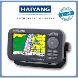 GPS ติดเรือ ยี่ห้อ Haiyang HS-55C เมนูไทย จอ 5 นิ้ว