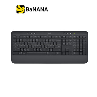 คีย์บอร์ดไร้สาย Logitech Bluetooth and Wireless Keyboard Signature K650 Graphite TH/EN by Banana IT