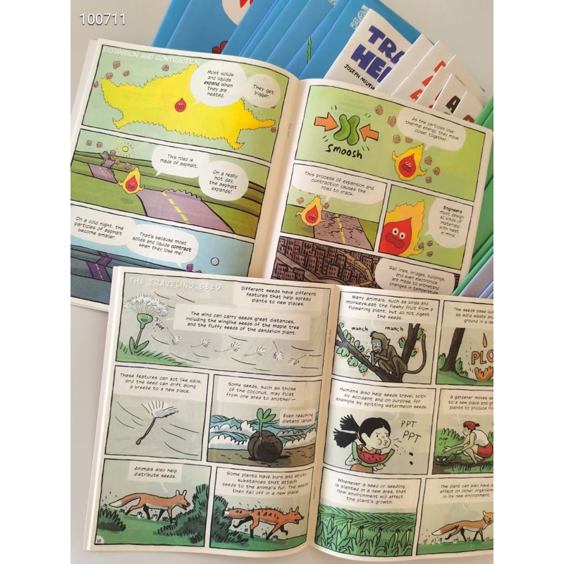 Building Blocks of Science：Physical/Life/Plant&Animal/Math Comic Bookหนังสือการ์ตูน,32 Books Set – Paperback ราคา ถูกที่สุด ดีลบีเคเค แกลเลอรีภาพที่ 9