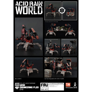 TOYS ALLIANCE x Acid Rain FAV-A71 Uera Engineering Flea DF8r Action Figure 	 4710949211653