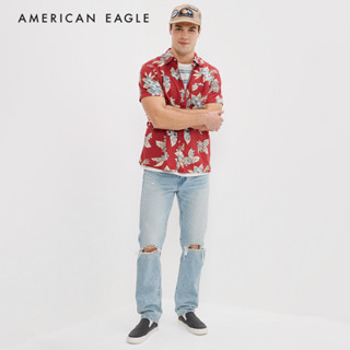 American Eagle Poplin Floral Shirt เสื้อเชิ้ต ผู้ชาย ลายดอกไม้  (NMSH 015-5946-126)