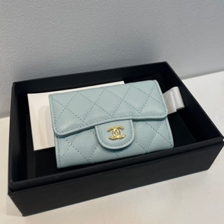 กระเป๋า CHANEL CARD MINI WALLET  CAVEAR  งานออริหนังแท้