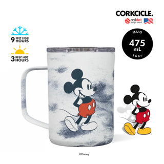 CORKCICLE แก้วสแตนเลสเก็บความเย็นได้นาน 9 ชม. เก็บความร้อนได้ 3 ชม. 475ML MUG DISNEY MICKEY TIE DYE 16OZ