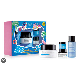 แท้💯% [Sephora US/เช็คใบเสร็จได้] Belif Poolside Hydration Set True Cream Aqua Bomb