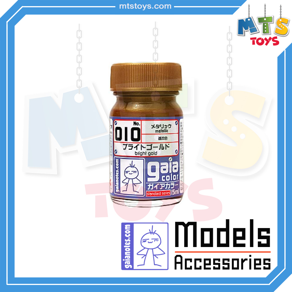 **MTS Toys**Gaianotes : Gaia Color Metalic No. 010 Bright Gold 15 ml