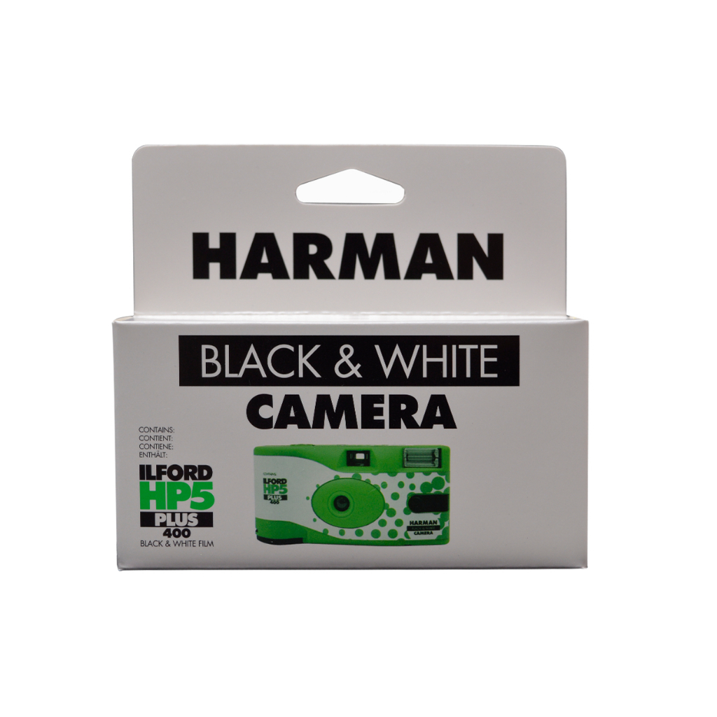 กล้องฟิล์ม Harman Single Use Camera HP5 400 กล้องใช้แล้วทิ้ง Ilford ขาว