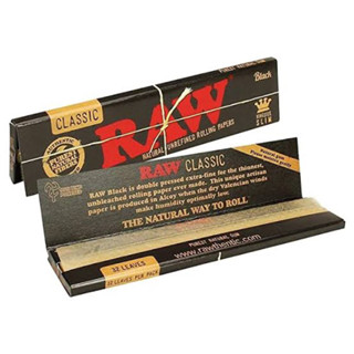 กระดาษโรล Raw black classic kingsize ขนาด 110 mm.