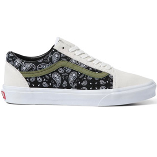 VANS OLD SKOOL PAISLEY BLACK WHITE SNEAKERS สินค้ามีประกันแท้