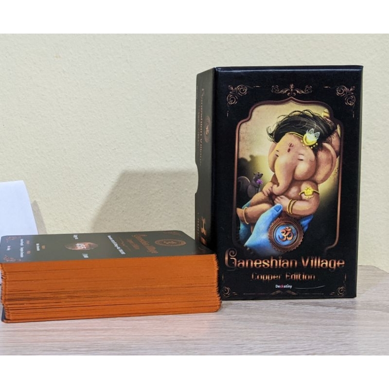 ไพ่พระพิฆเนศ Ganeshian Village Tarot Copper Edition (เลขสำรับ 455)