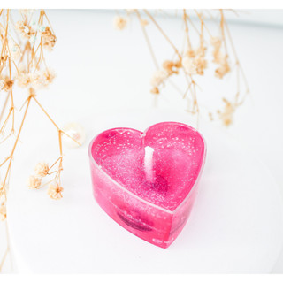 เทียนหอม NAMINOSTUDIO Heart Glitter Gel Candle