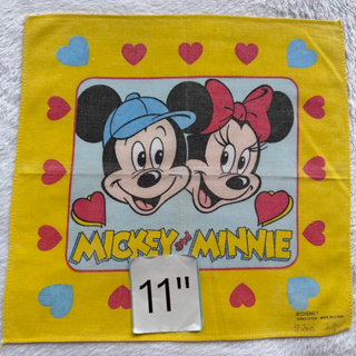 Mickey mouse ผ้าเช็ดหน้า มิกกี้เม้าส์